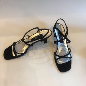 Stuart Weitzman black sandals 37.5 (7.5)